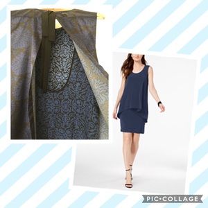 RACHEL Rachel Roy Jewel Box Open Back Silky Dress